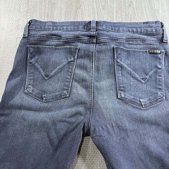 Hudson Skinny Blue Jeans Womens 30 Cut-Offs Hem Ankle Length - Picture 2 of 8